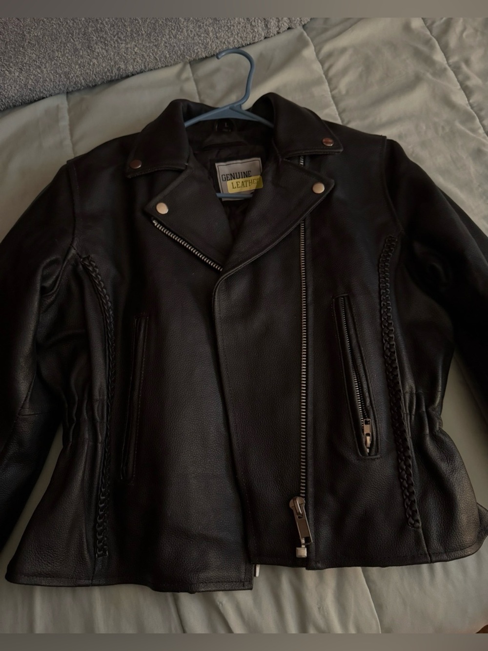 Women's Black Biker Jacket